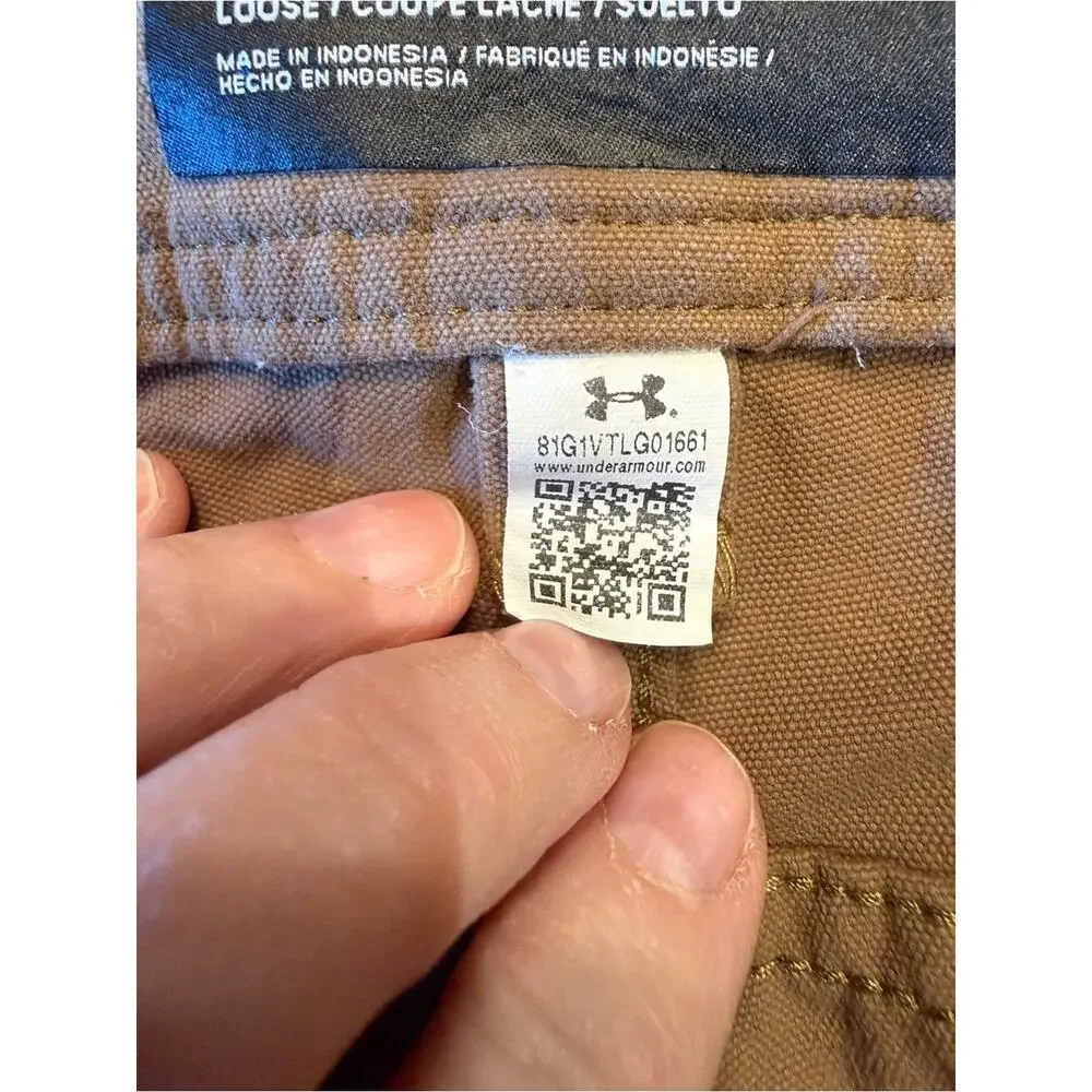 Under Armour Men's 44 x 32 Tan Chino-Style Performance Pants